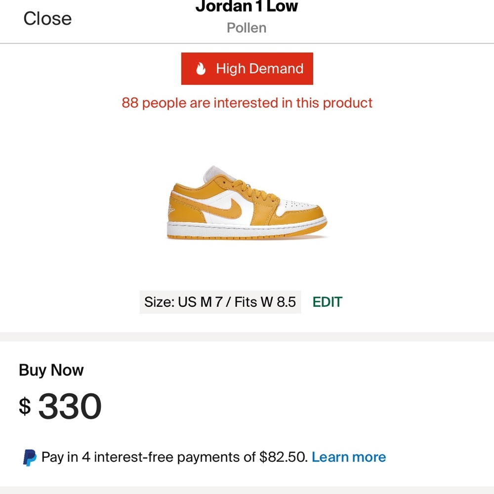jordan 1 honeycomb low - Picture 3 of 3